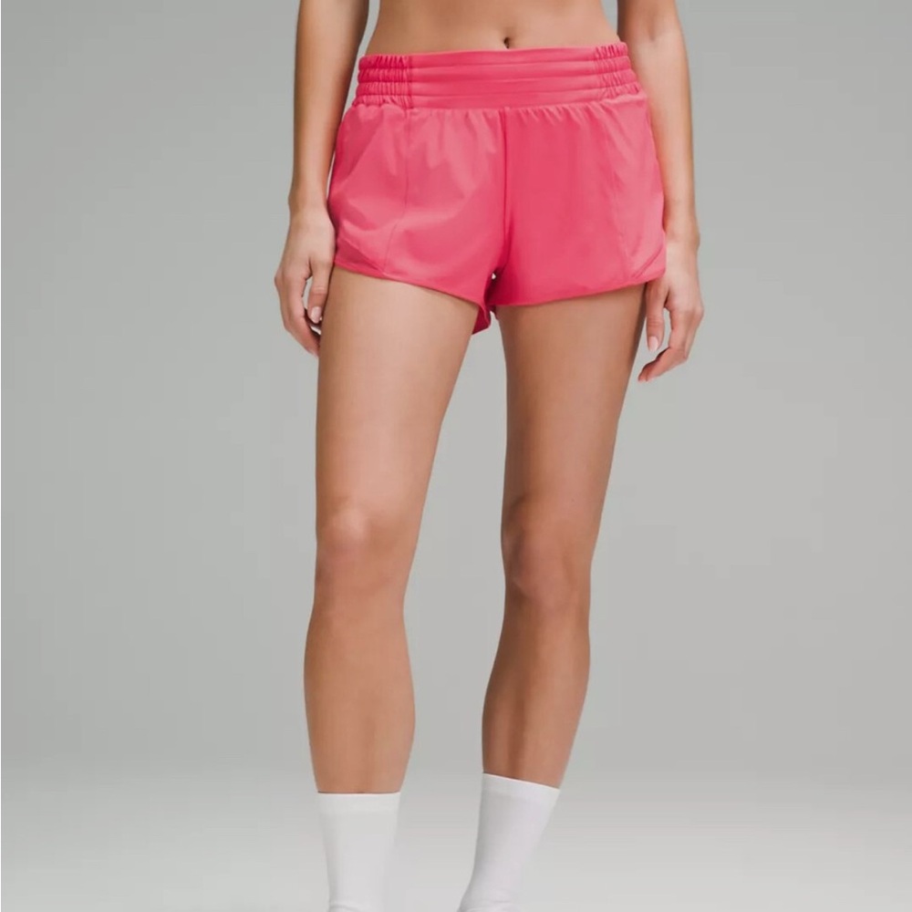 Lululemon Athletica Coral Athletic Shorts